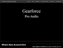 Tablet Screenshot of gearforce.com